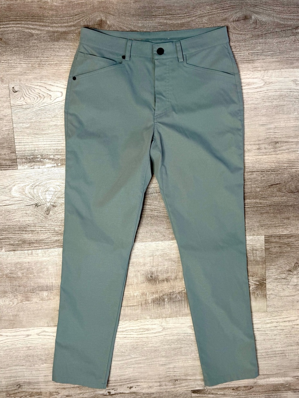 Myles Men's Tour Pant 5-Pocket Performance Tech Chino Steely Blue 30”x 30” NWOT